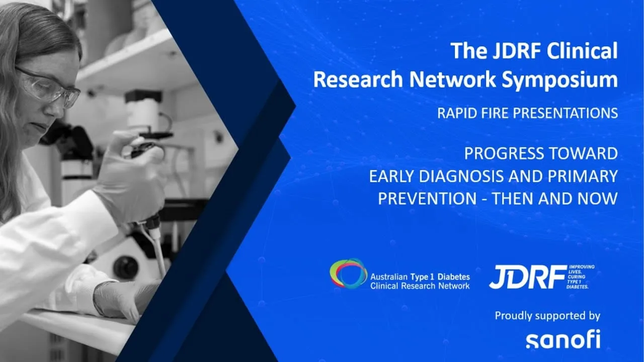 Video still from YouTube community video: Type1Screen: How Early Detection Screening Programs Are Evolving